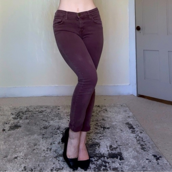 Current/Elliott Denim - Current/Elliott Dusty Rose Mauve Denim Skinny Jeans Cute Luxury NWOT Summer